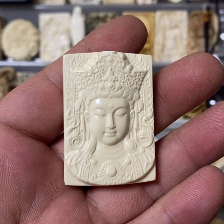 ?天然猛犸牙雕刻品