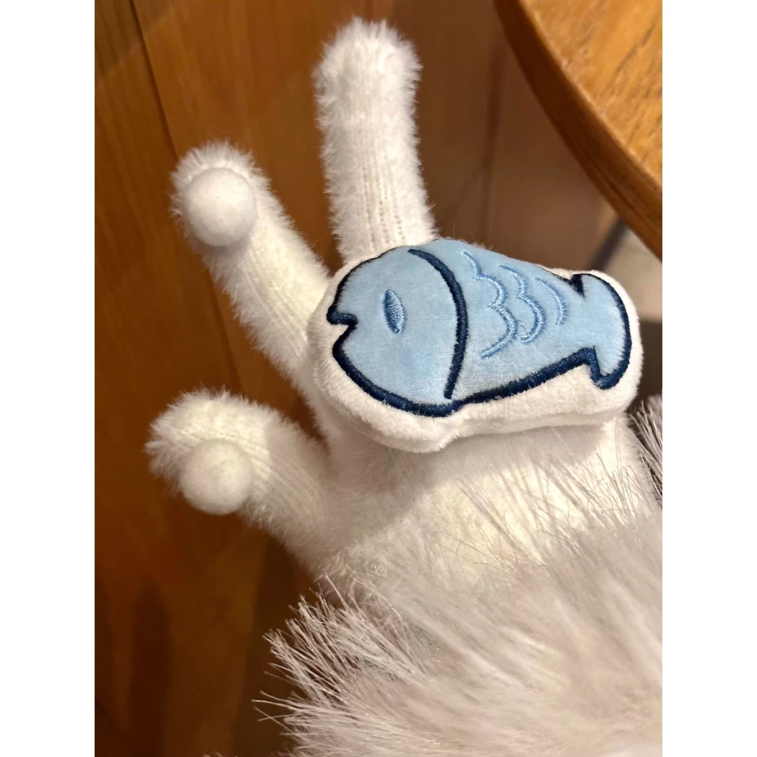 可爱企鹅小鱼手套女士冬骑行摩托车电动车滑雪加厚保暖2025新款男