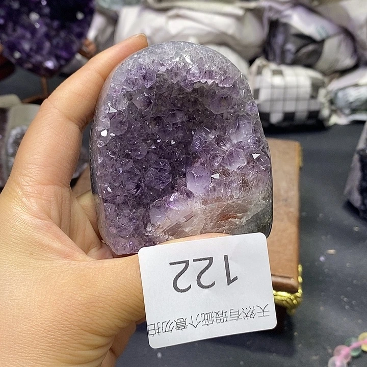 紫晶珠宝半成品未镶嵌