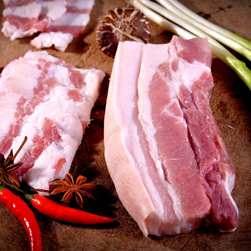 【4斤五花】黑猪带皮五花肉 带皮五花 一眼辩真假