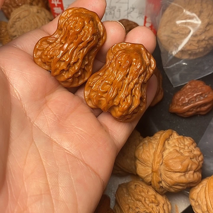 文玩核桃把件花生