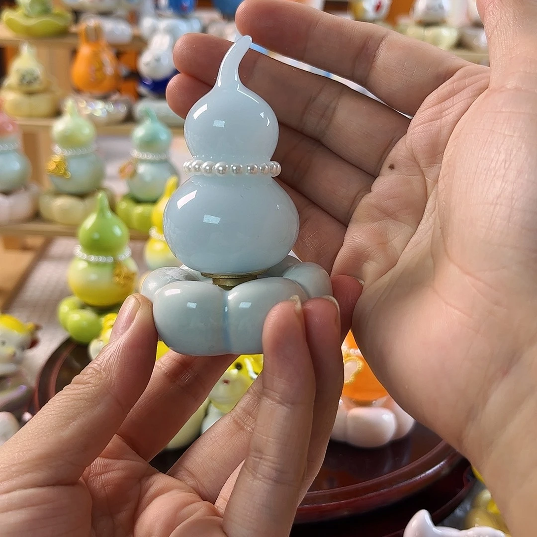 陶陶瓷转转纯蓝色系
