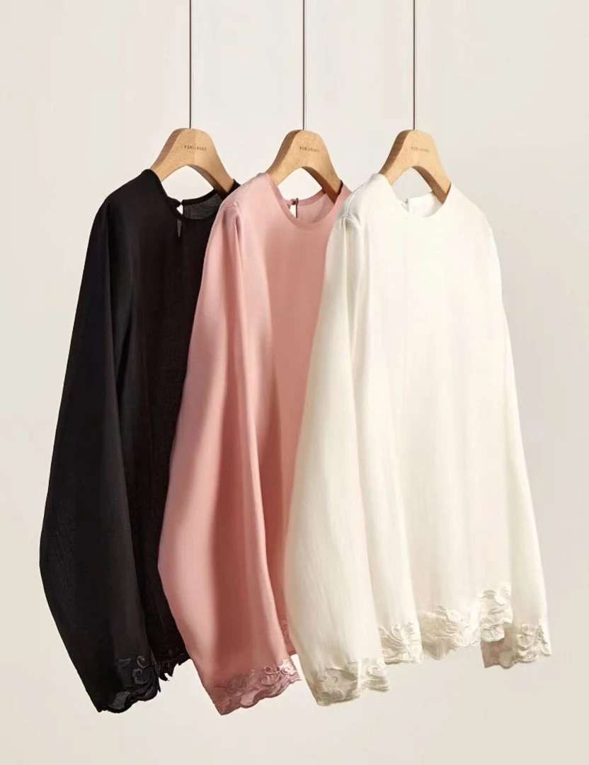 桃子自制 80093 新中式刺绣上衣