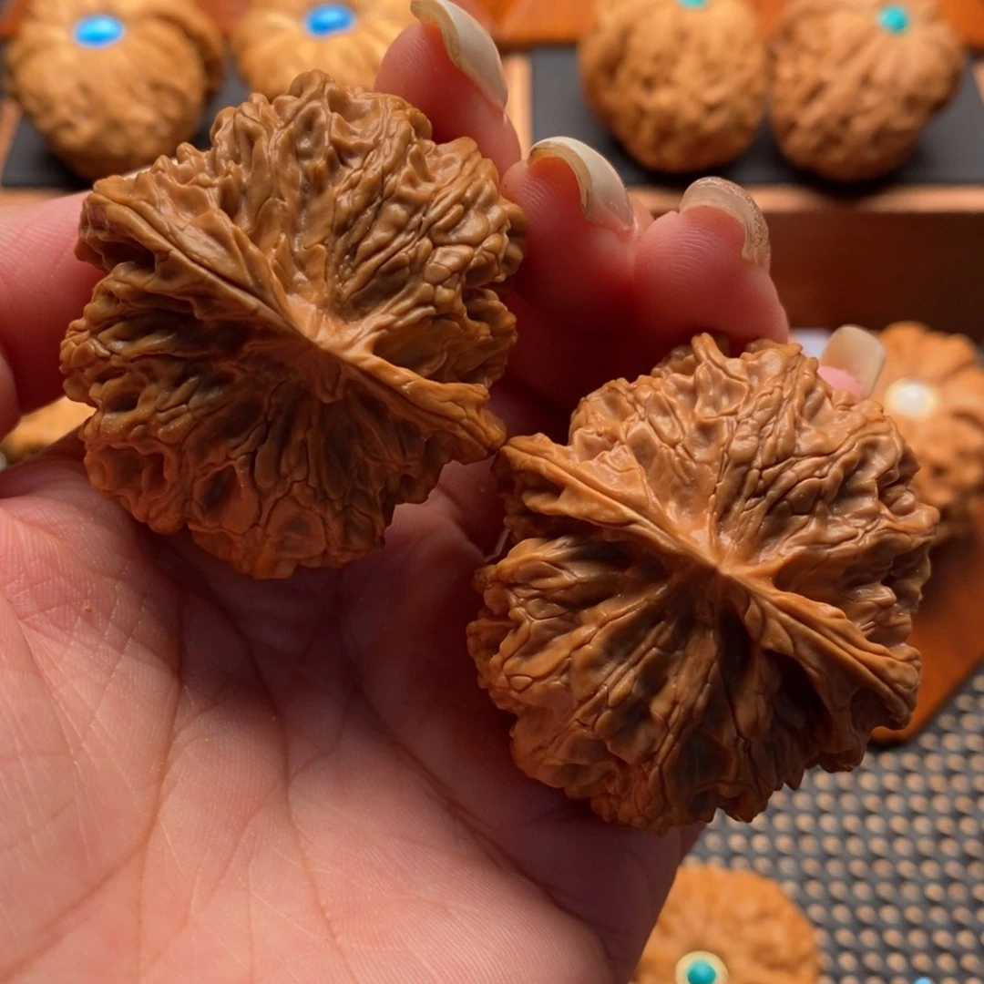 文玩核桃把件43尺寸全品苹果