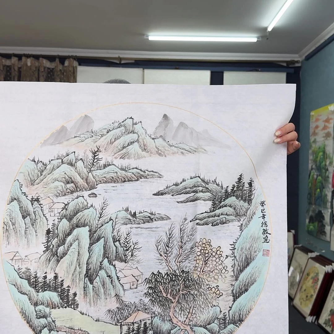 纯手绘国画好作品