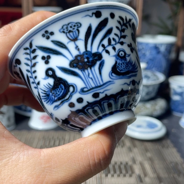 【闪购商品】杯云*仿明茶具宏勤堂盖碗