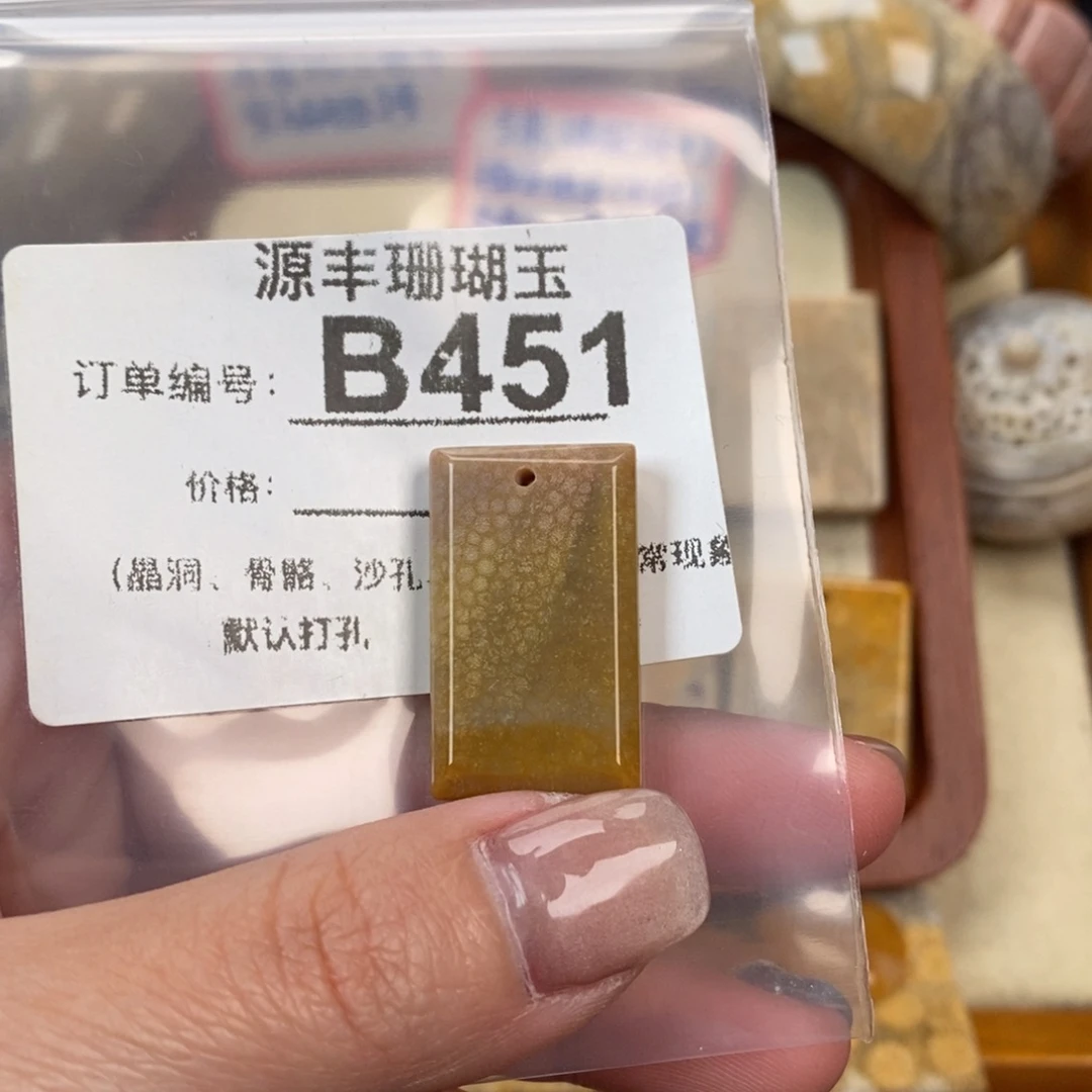 硅化玉颈饰未镶嵌O*