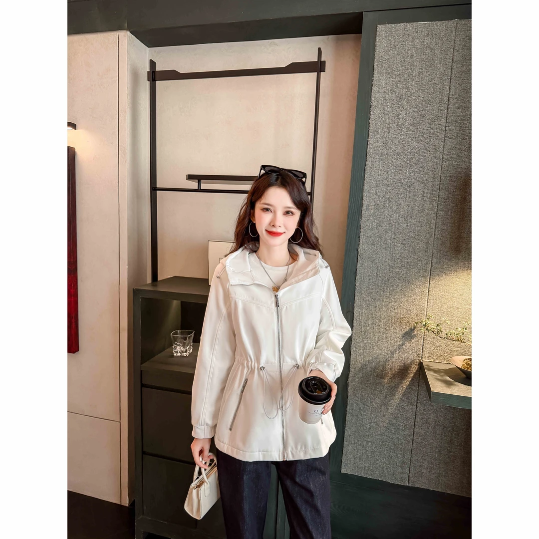 连帽短款女装加绒外套176415