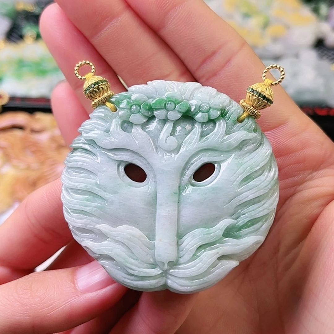 【闪购商品】翡翠颈饰未镶嵌挂件