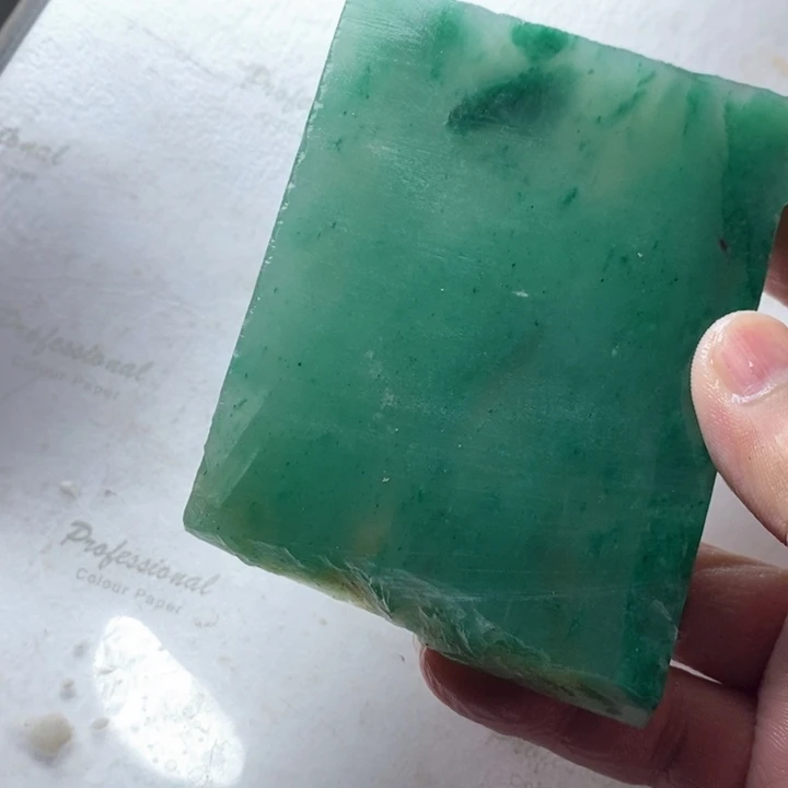 定制石英质玉陌*天然非洲翠手镯订制