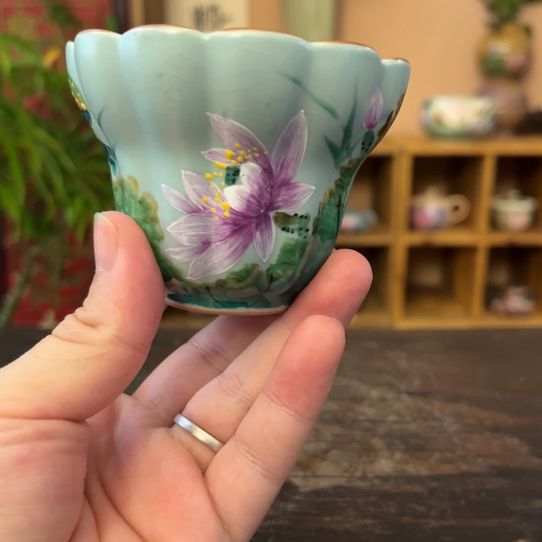 柴烧手工手绘陶瓷