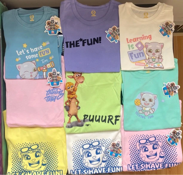 品牌纯棉T恤，三件组合装