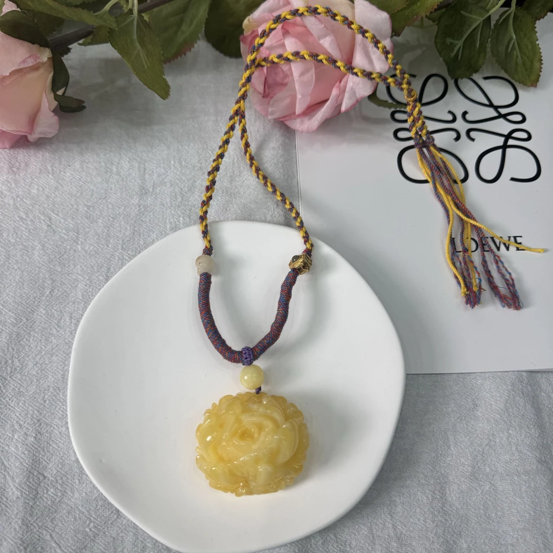 高定珠宝满蜡花吊坠ZX1002S0218