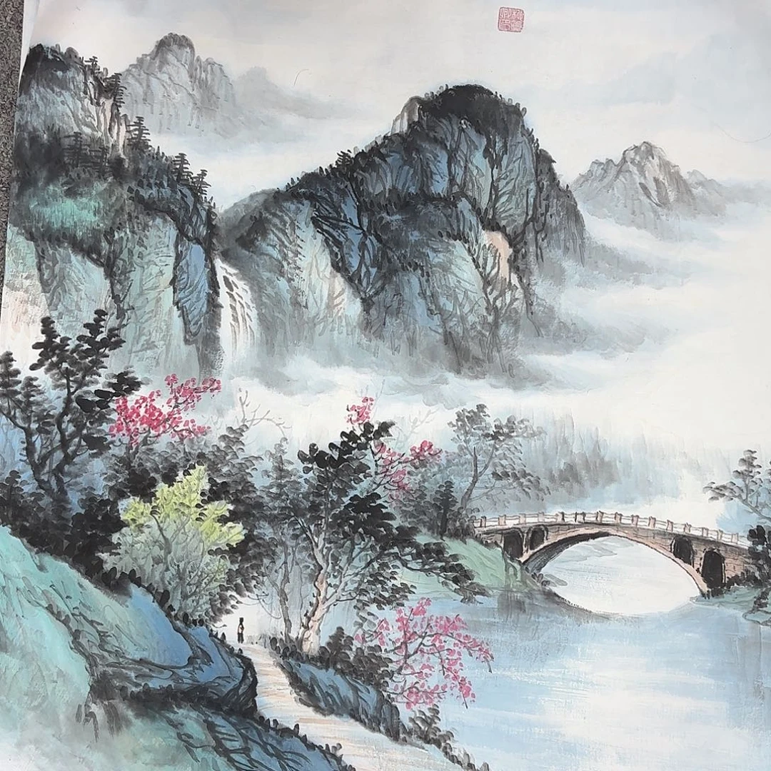 国画国画作品多次入选国内外展出