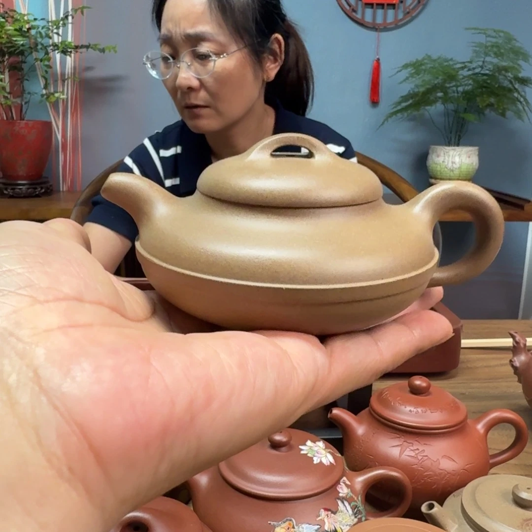 茶壶段泥独**江蟹壳青线圆