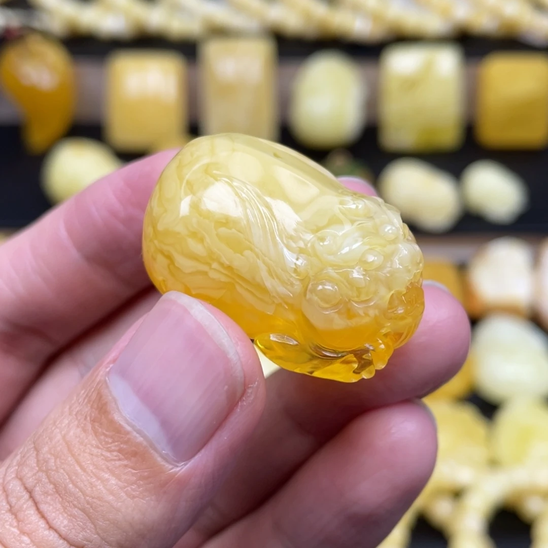 琥珀未镶嵌裸石琥珀蜜蜡