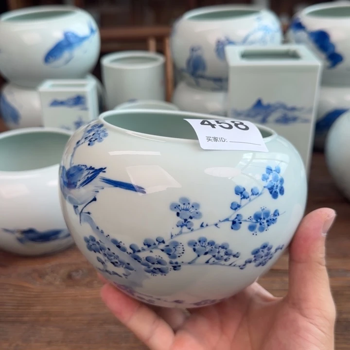 茂***生一泓手作458墨梅水洗