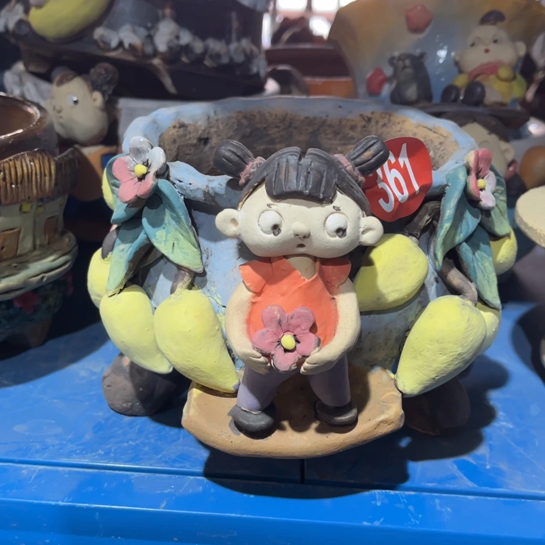 陶瓷微瑕361 号陶然花盆