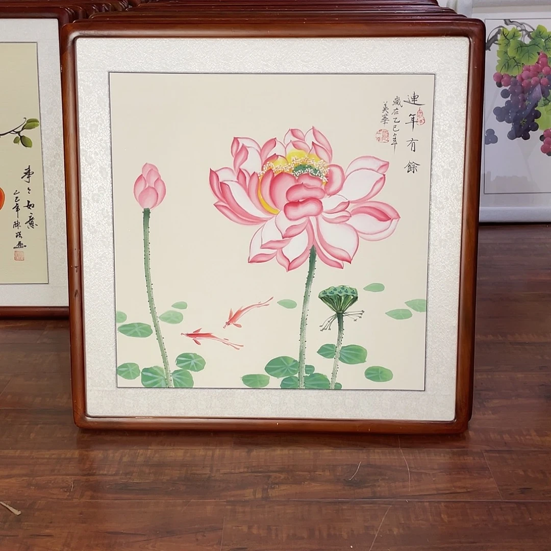 国画带框尺寸63*63厘米