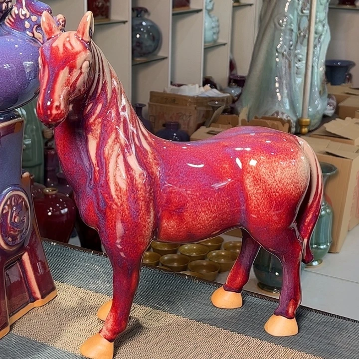 拍***哥摆件钧瓷钧瓷摆件钧瓷摆件