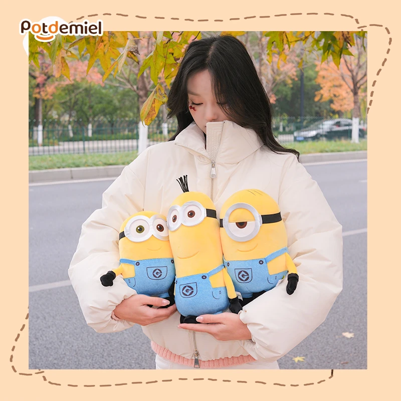 potdemiel环球正版小黄人系列经典版鲍勃BObStewartKevin公仔