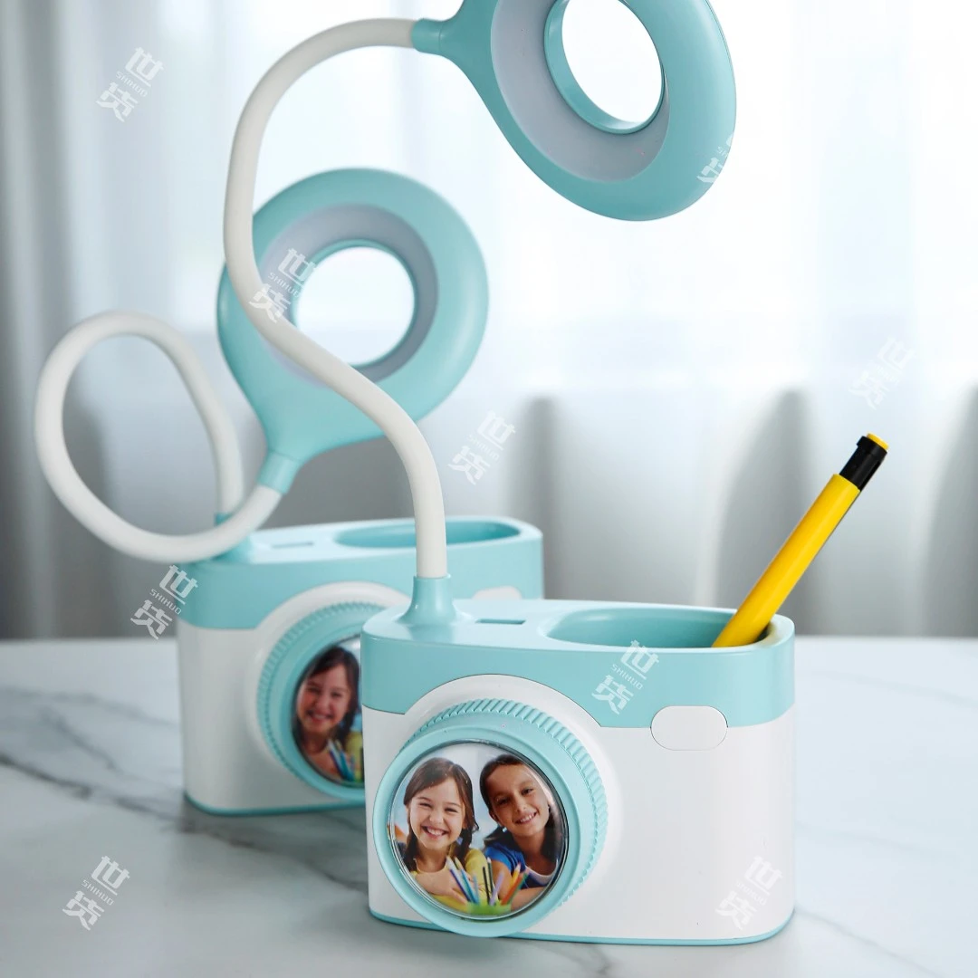 B463多功能笔筒台灯 可折叠 1200mAh LED触摸式