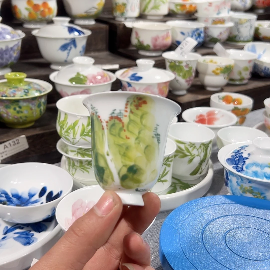 无***泽景德镇手工手绘陶瓷