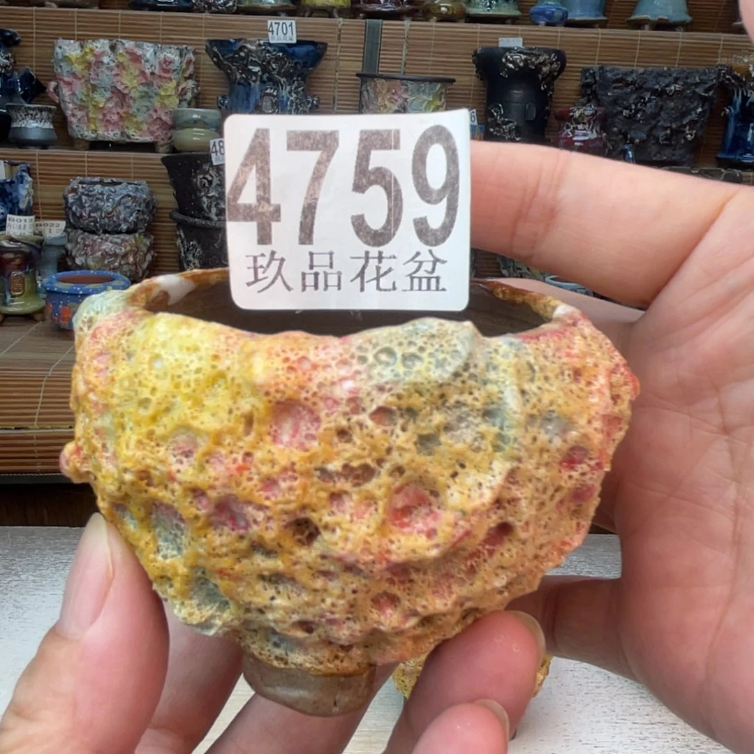 景德镇陶瓷手工花盆默认瑕疵