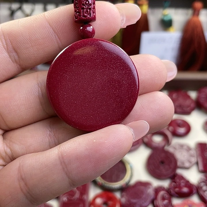 查罗石朱砂未镶嵌