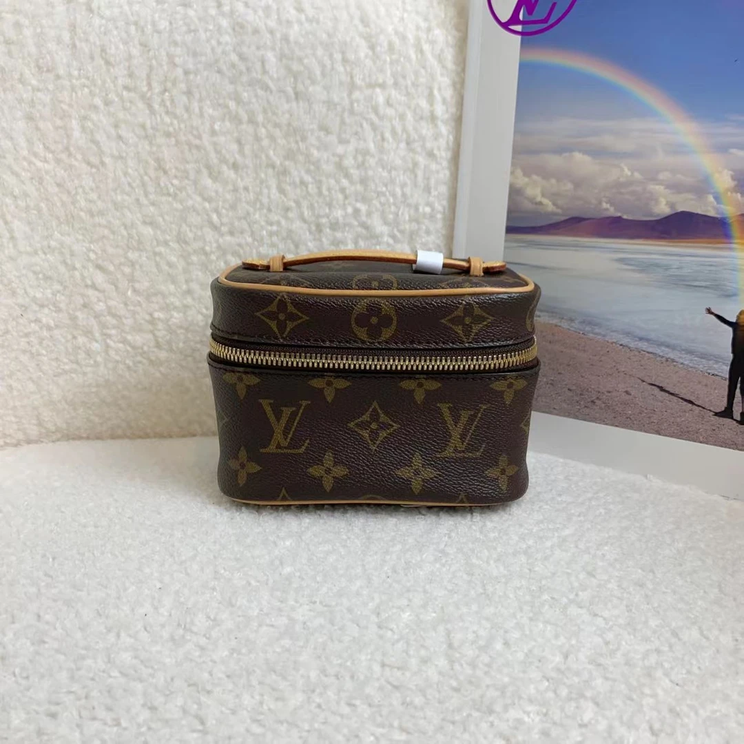 99新 LouisVuitton/路易威登 壹臻/老花nice nano 手提包64002219