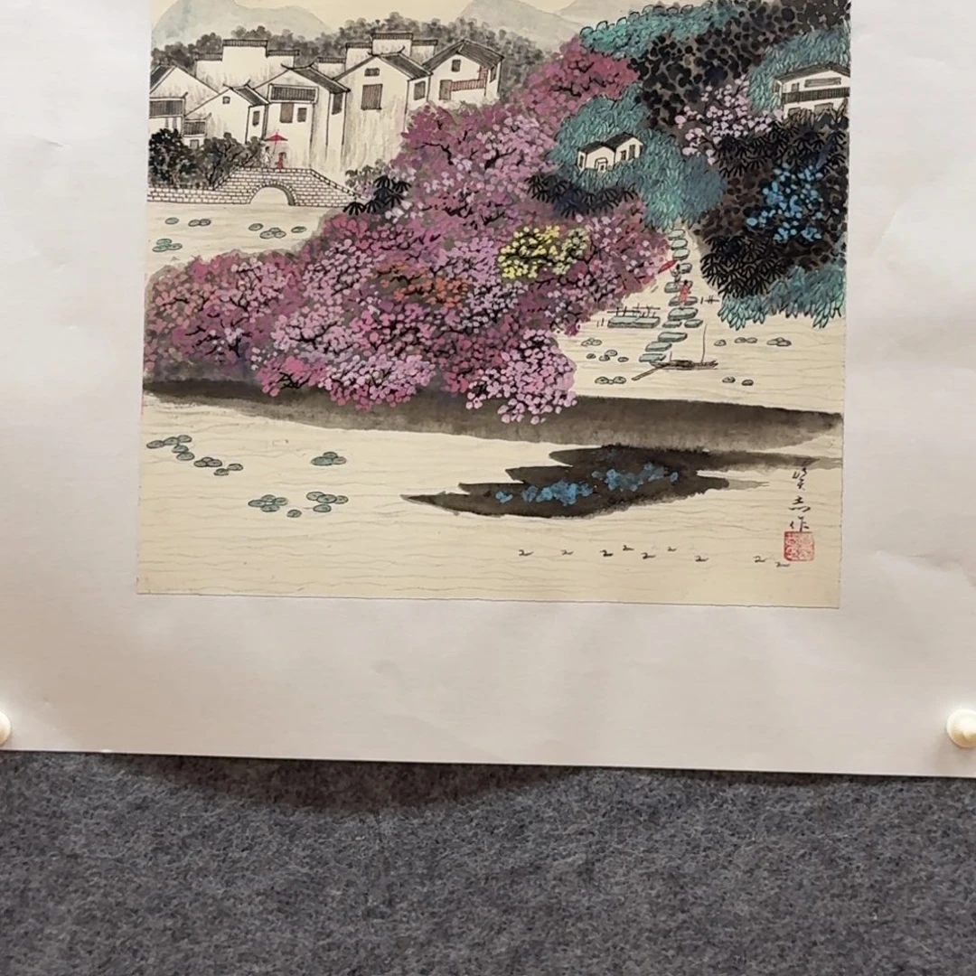 国画34斗方作品哈哈哈