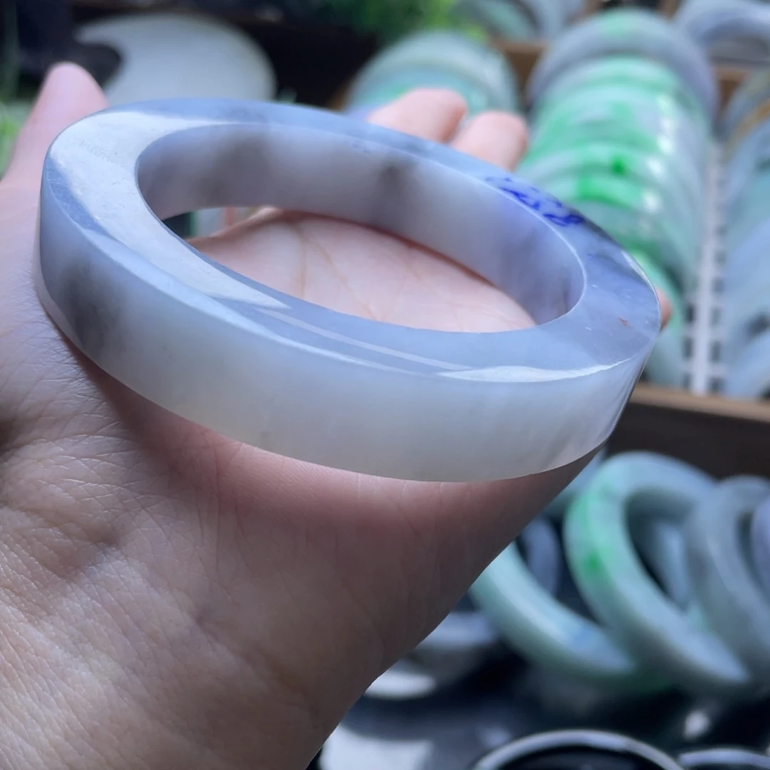 定制翡翠未镶嵌特价翡翠手镯定制