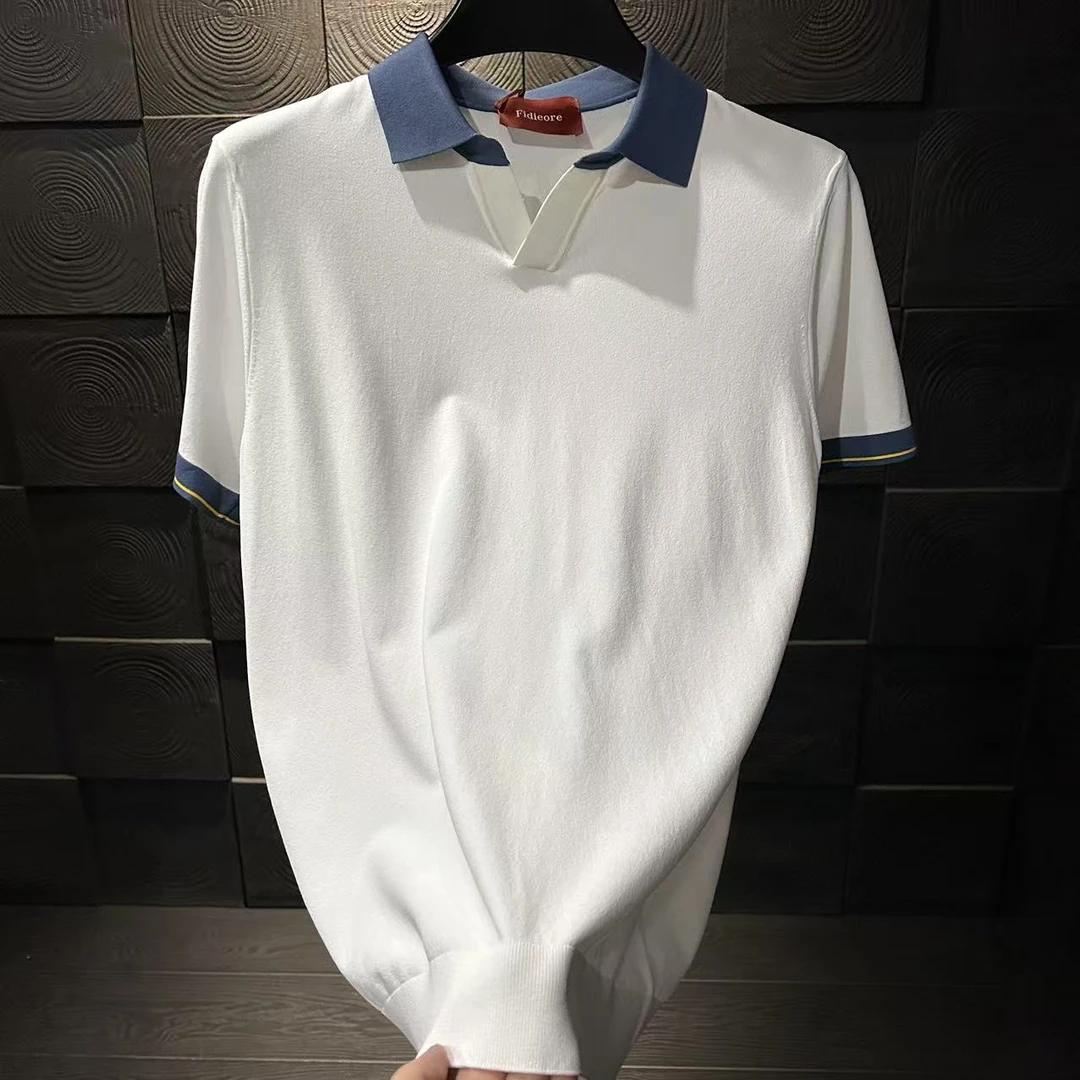 【轻奢】男士高定翻领polo衫