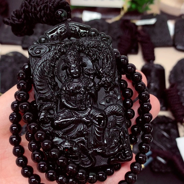 一**顺天然a货钢琴黑挂件