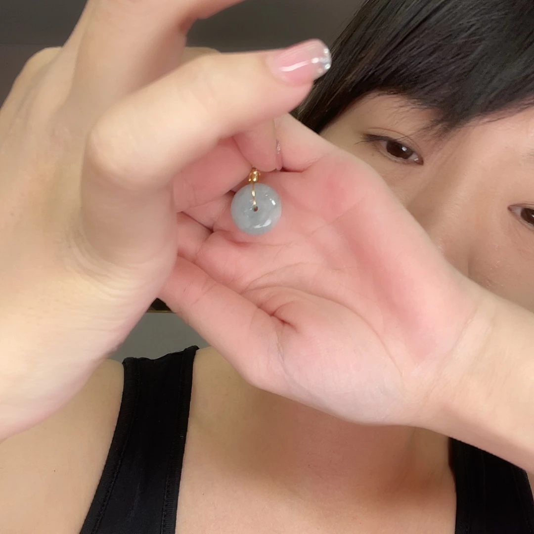 翡翠未镶嵌颈饰lokouyz