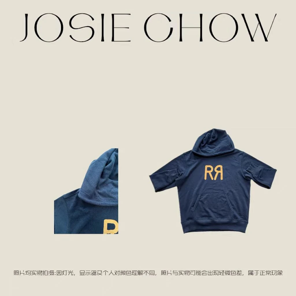 JOSIE CHOW【深蓝色】女款深蓝色卫衣。R0220183