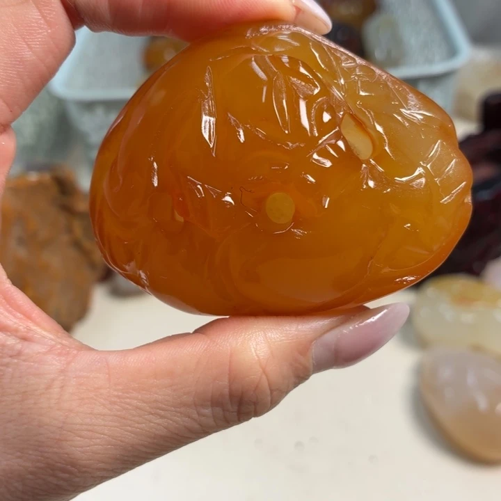 玛瑙/玉髓未镶嵌吊坠(不含链)