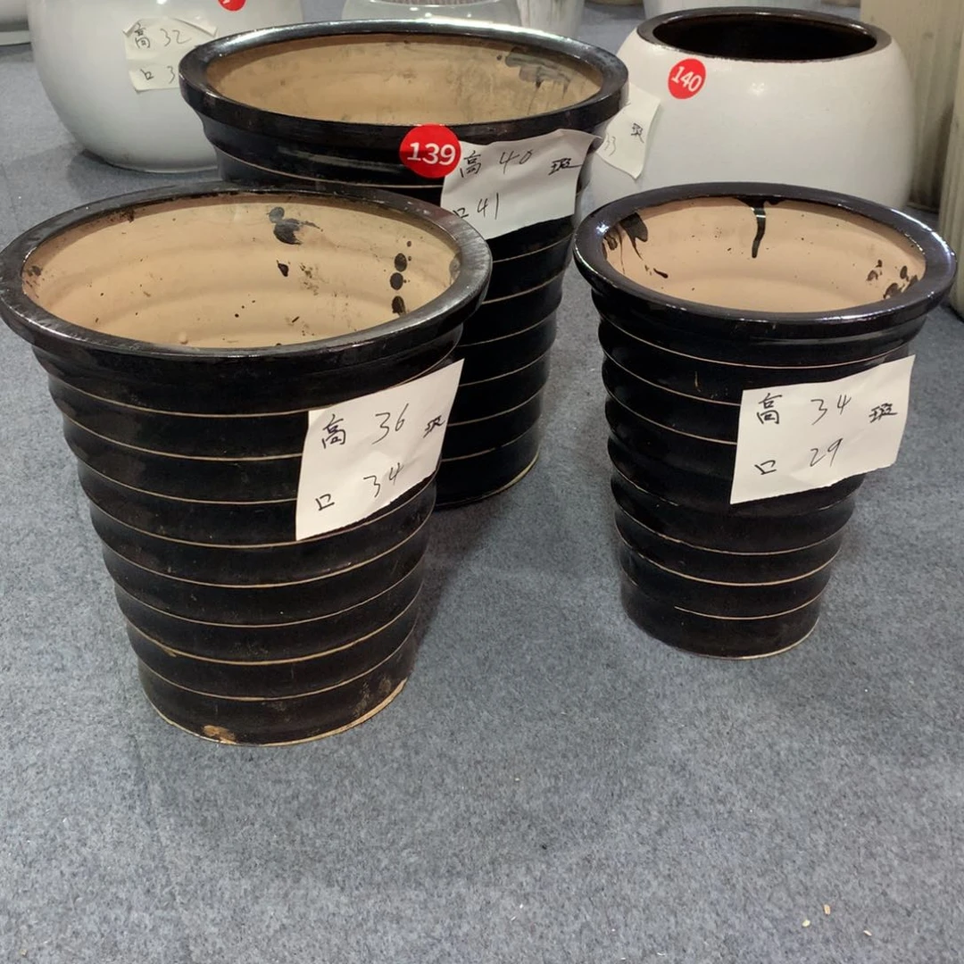 高温陶瓷花盆微瑕