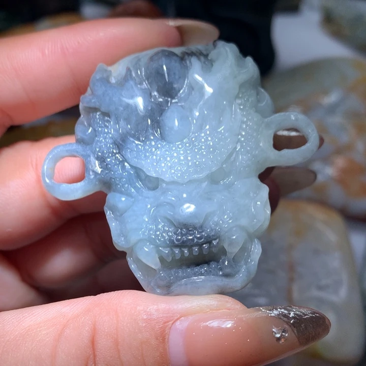 翡翠未镶嵌颈饰保真天然A货翡翠