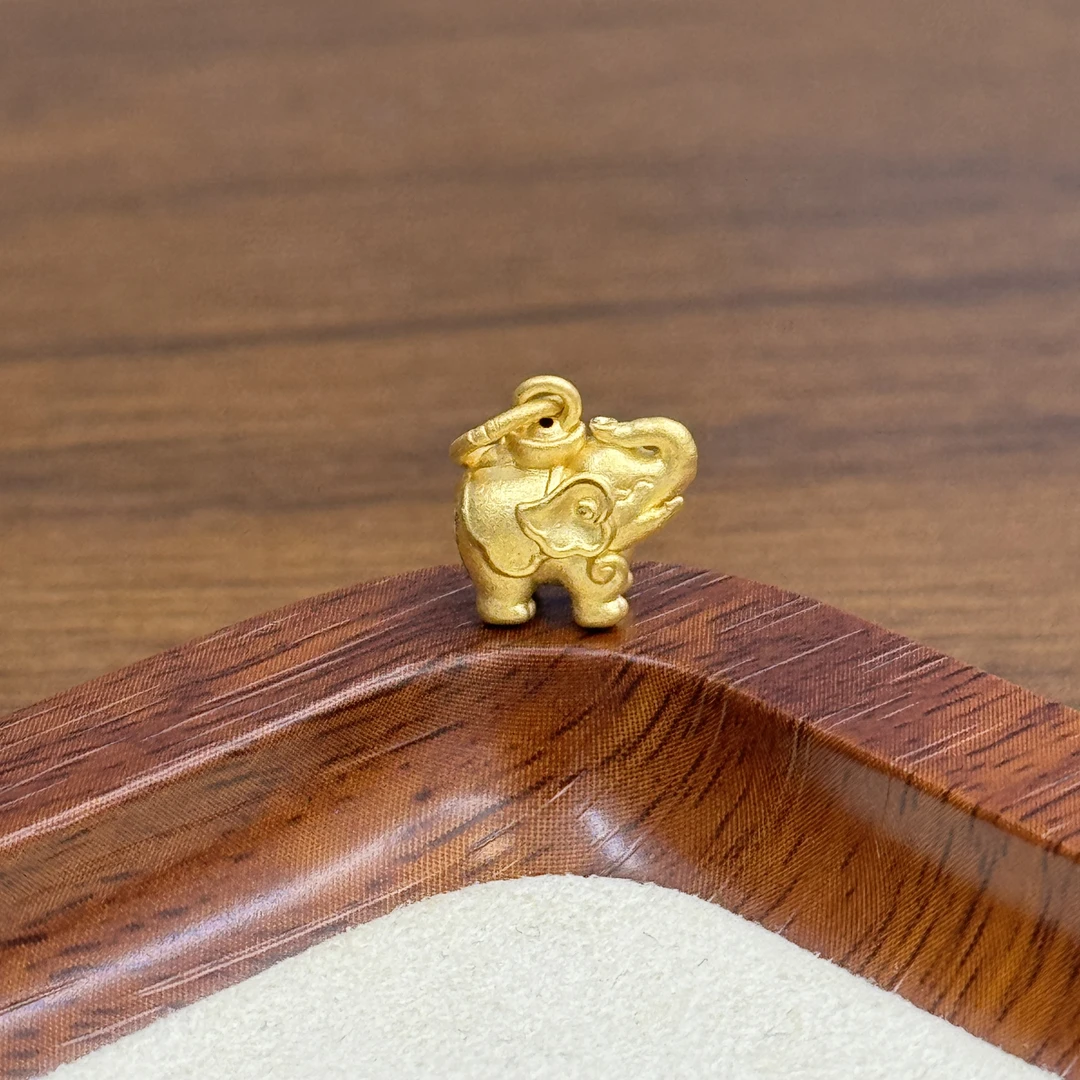 水贝黄金足金999大象提溜DP2223