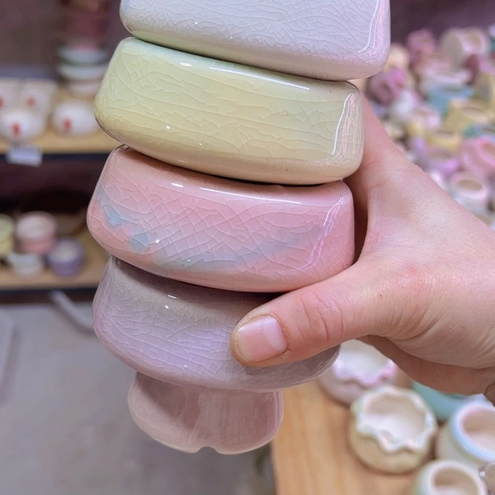 陶瓷花盆当场凑满12包邮