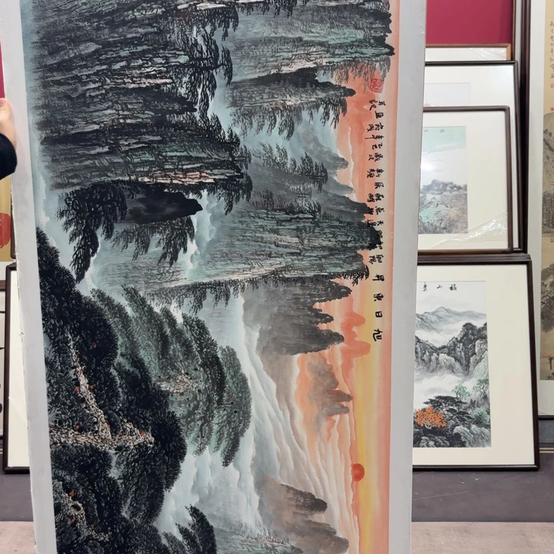 国画手绘作品210/80