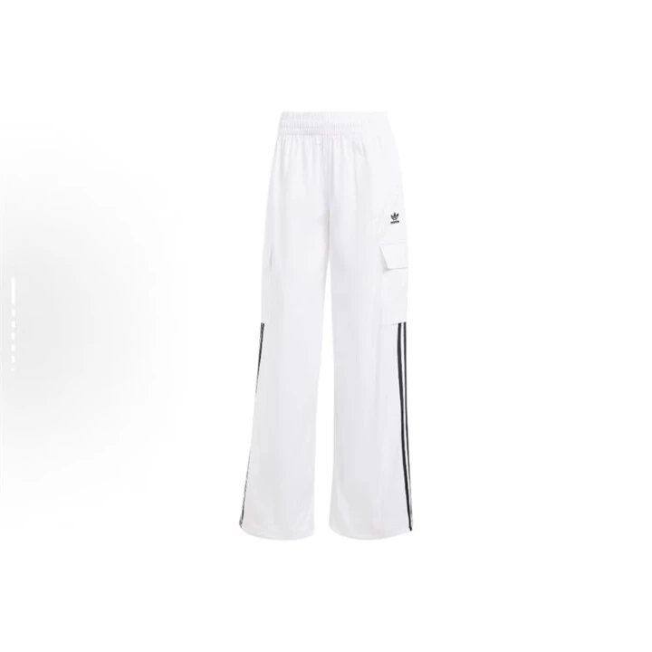 adidas/阿迪达斯三叶草女子轻机能风工装梭织阔腿运动裤JH3176