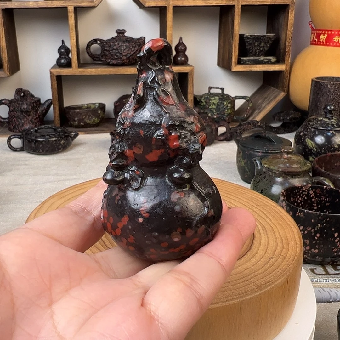 梅花玉红梅茶宠茶摆件