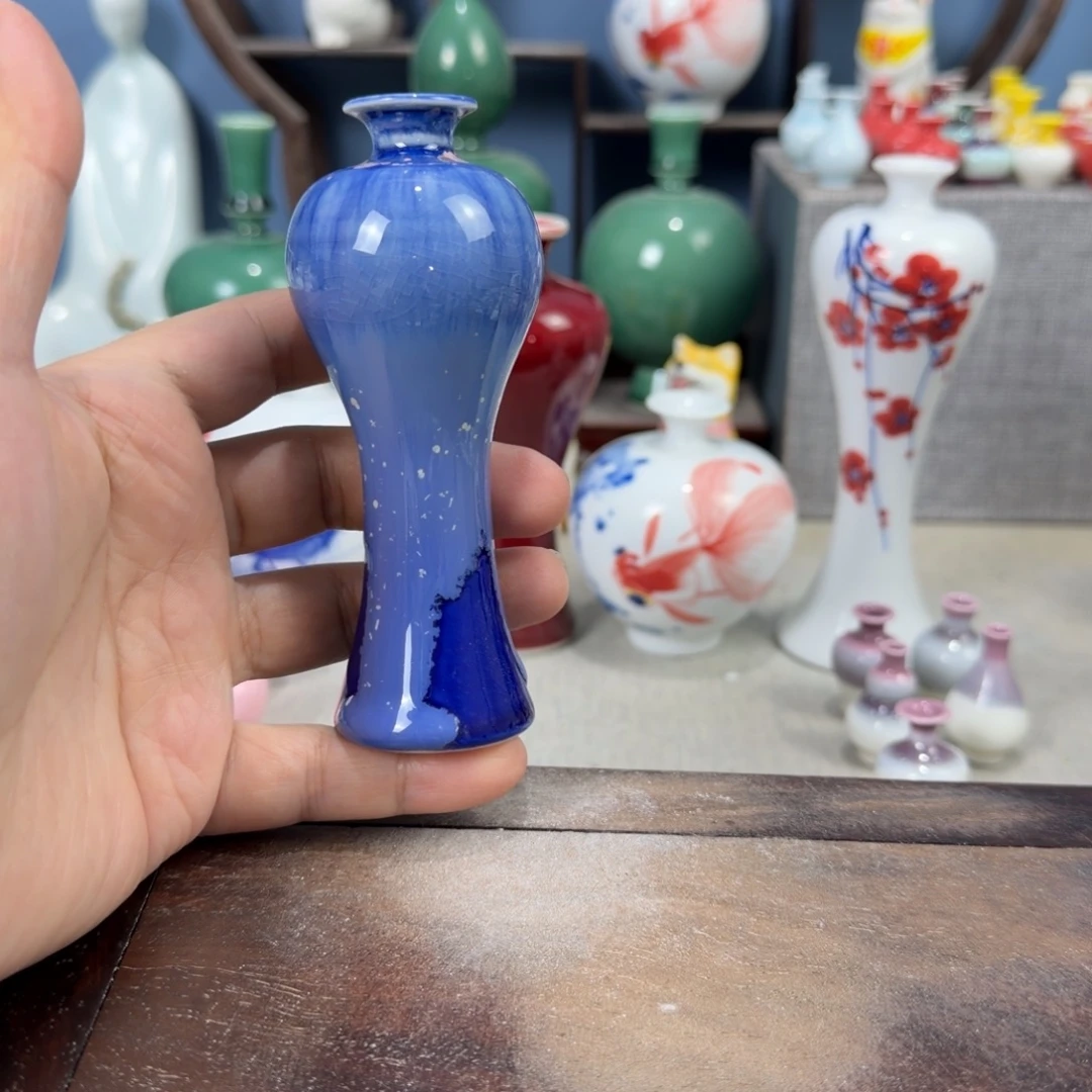 陶瓷手工小花器摆件