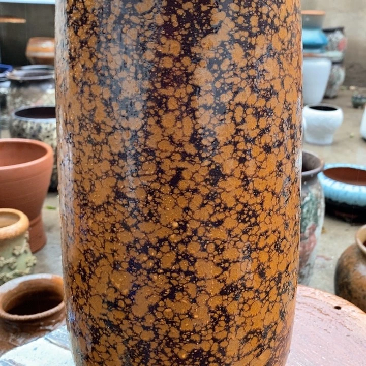 紫砂花盆高约33口约15