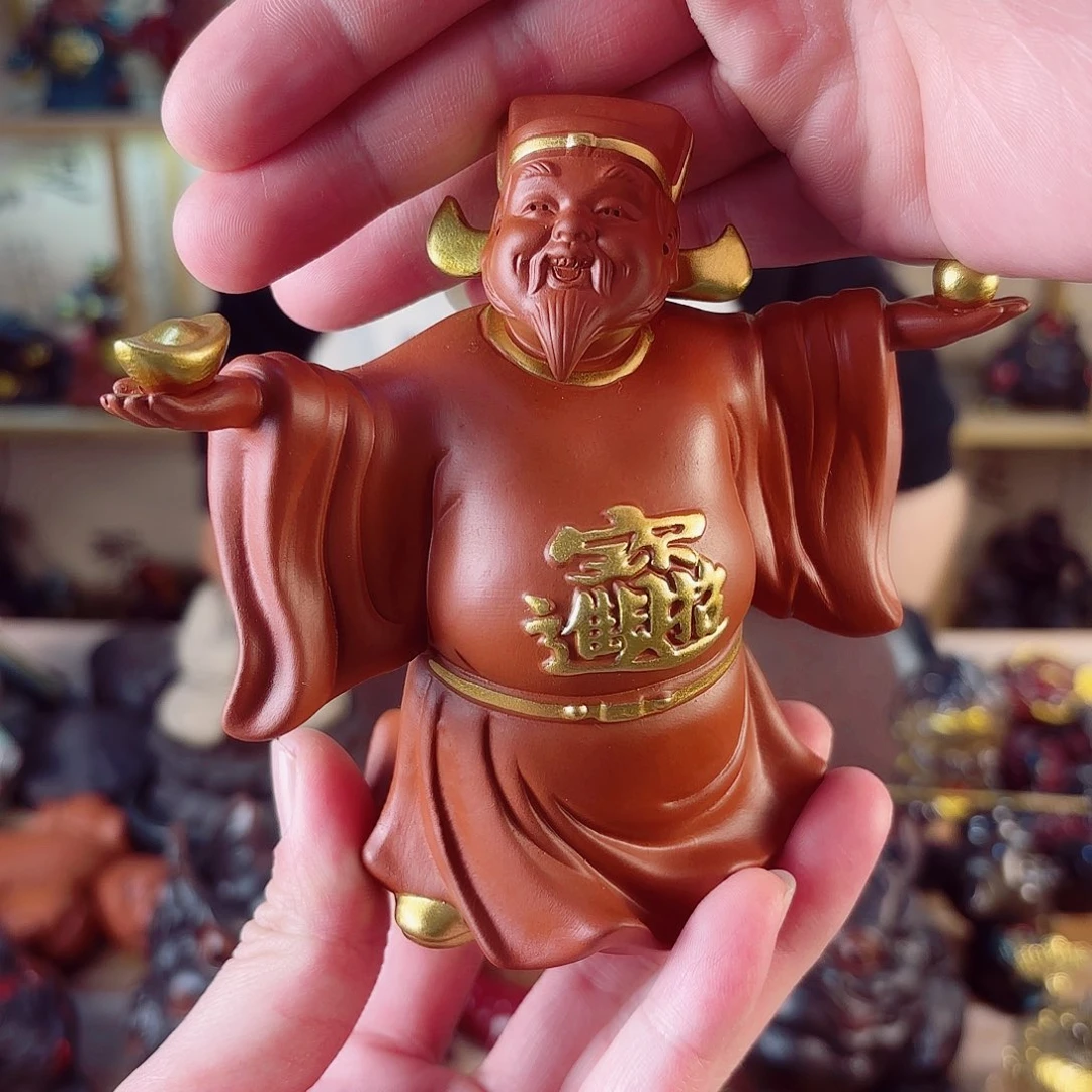 紫砂茶宠紫陶树脂茶宠摆件