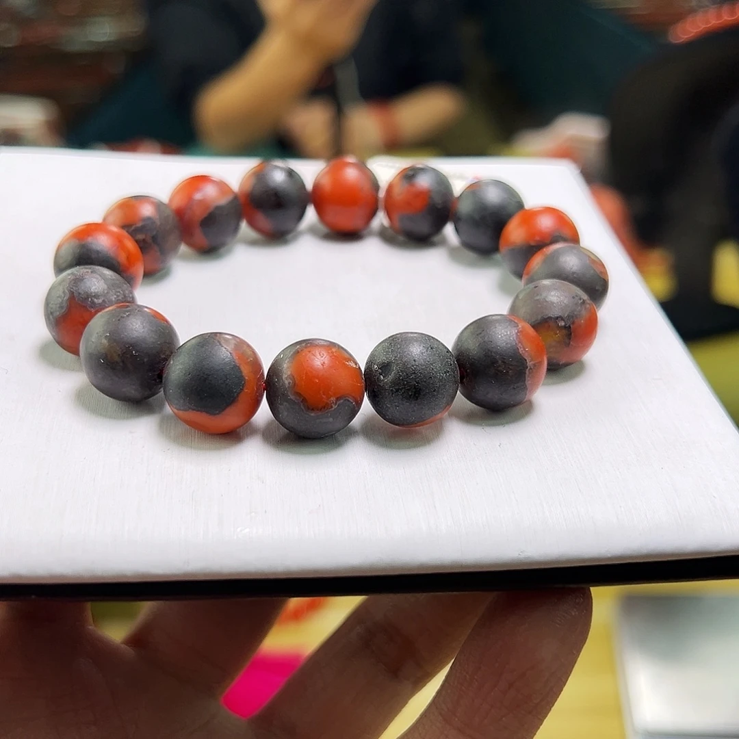 南红玛瑙未镶嵌多样性发一13+mmm啊东塞毕业级哑光保山南红