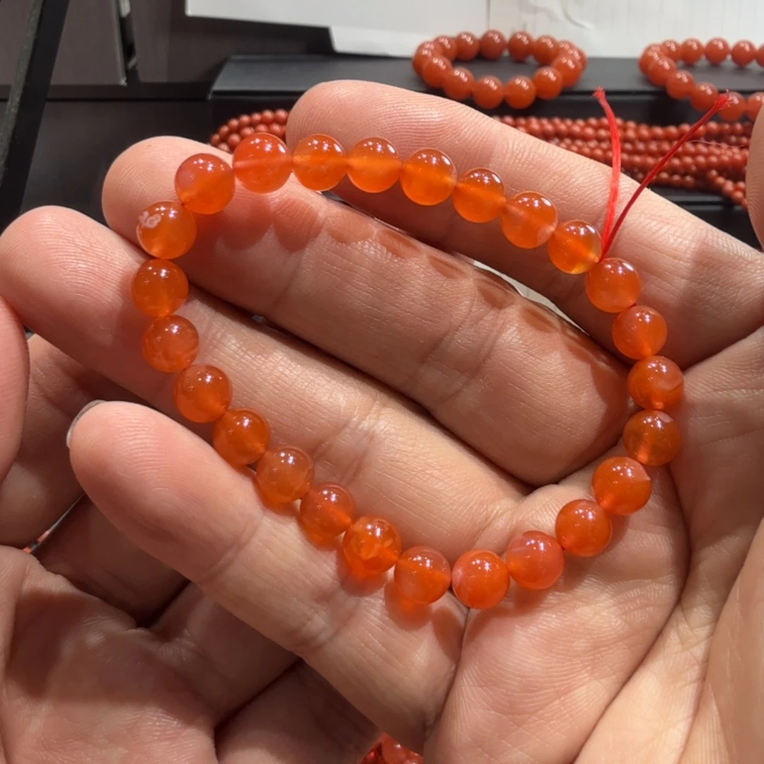 南红玛瑙未镶嵌手串