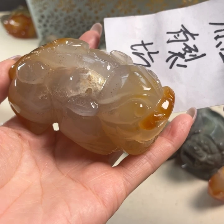 玛瑙/玉髓未镶嵌吊坠(不含链)